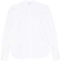 Camasi casual White Shirt with mandarin collar Femei