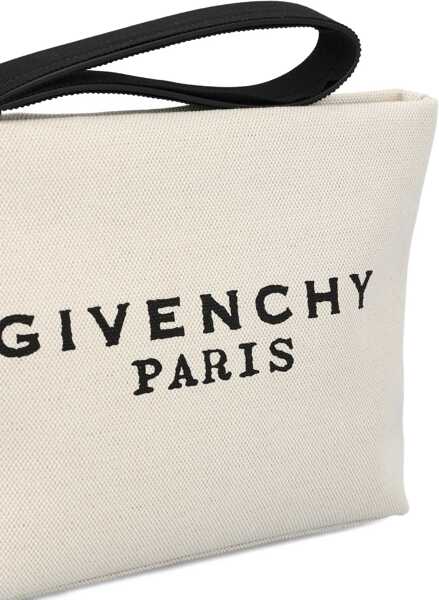 Genti de mana Givenchy Canvas Pochette BEIGE/BLACK Femei (BM 18976057) 4