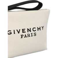 Genti de mana Givenchy Dama - Genti de mana Givenchy Canvas Pochette BEIGE/BLACK Femei (BM 18976057) - B-mall.ro