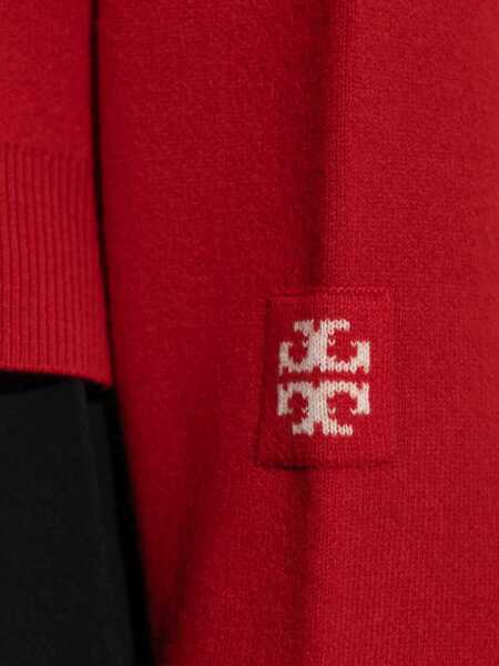 Bluze de trening Tory Burch Cropped Hoodie WINTERBERRY RED Femei (BM 18976072) 5