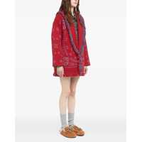 Cardigane ALANUI Dama - Cardigane ALANUI Bandana jacquard Cardigan RUBY/MULTICOLOR Femei (BM 18976087) - B-mall.ro