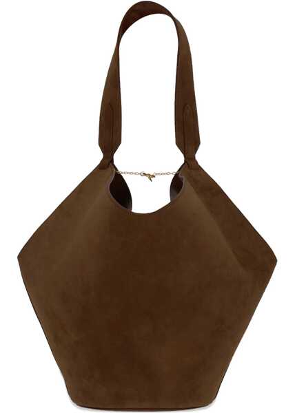 Genti de umar Khaite Lotus small Shulder Bag DARK BROWN Femei (BM 18976096) 2