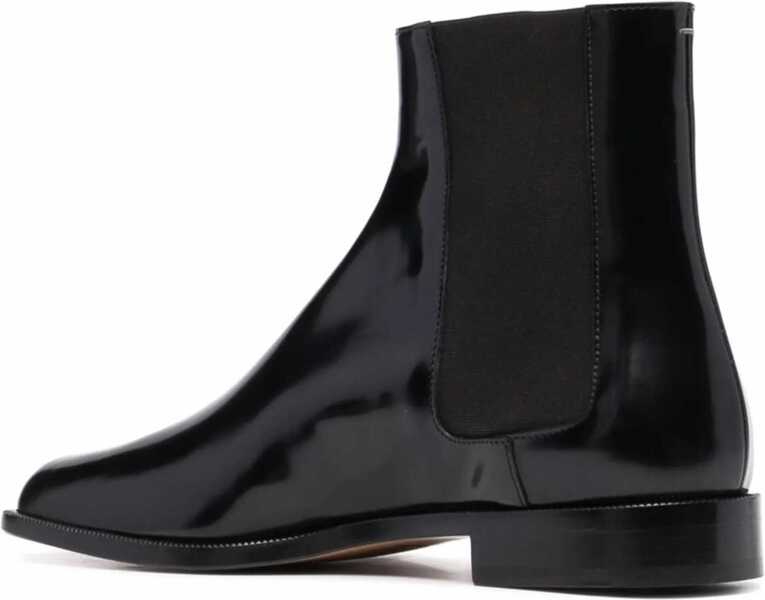 Ghete Maison Margiela Chelsea Tabi Ankle Boots BLACK Barbati (BM 18976126) 3