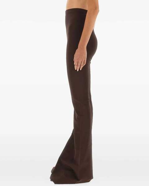 Pantaloni casual RICK OWENS LILIES Dirt Bolan Raisin Pants BROWN Femei (BM 18976147) 3