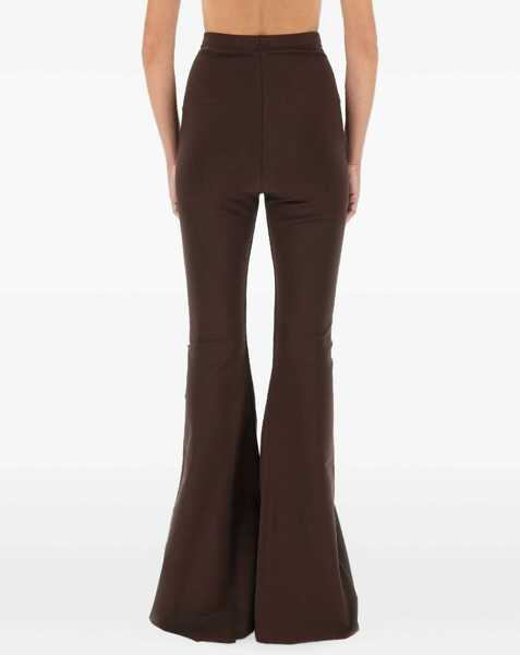 Pantaloni casual RICK OWENS LILIES Dirt Bolan Raisin Pants BROWN Femei (BM 18976147) 4