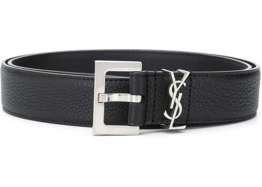 Curele Saint Laurent Cassandras Belt BLACK Barbati (BM 18976162) 1