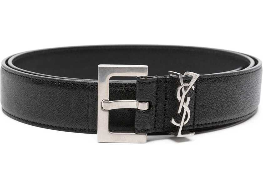 Curele Saint Laurent Cassandras Belt BLACK Barbati (BM 18976165) 1