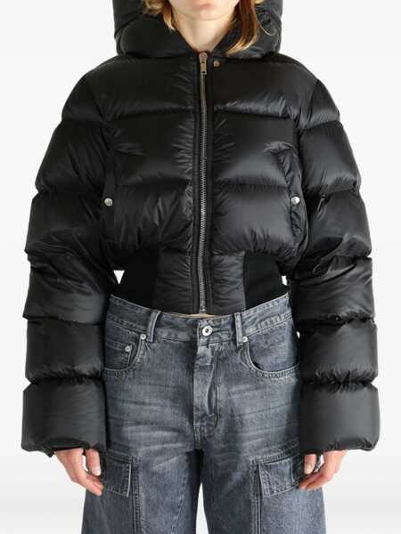 Geci de iarna Rick Owens Down Jacket With Hood BLACK Femei (BM 18976183) 2