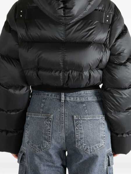Geci de iarna Rick Owens Down Jacket With Hood BLACK Femei (BM 18976183) 4