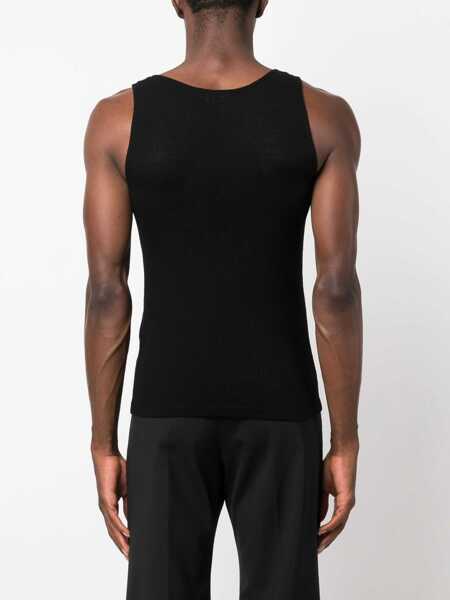 Tricouri Saint Laurent Canottiera Cassandre BLACK Barbati (BM 18976186) 4