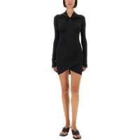 Rochii casual RICK OWENS LILIES Dama - Rochii casual RICK OWENS LILIES Dress With Drape BLACK Femei (BM 18976210) - B-mall.ro