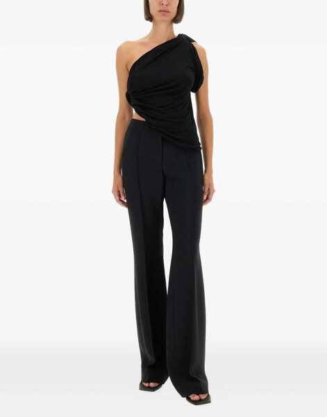 Bluze RICK OWENS LILIES Draped One-Shoulder Top BLACK Femei (BM 18976237) 2