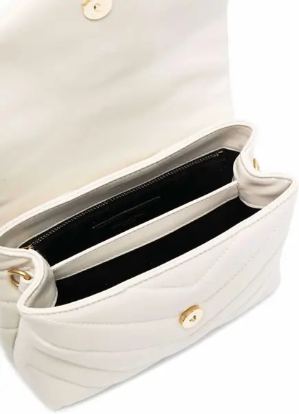 Genti tip postas Saint Laurent Loulou Toy Bag WHITE Femei (BM 18976249) 5