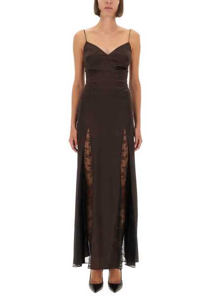 Rochii casual STAUD Trinity Satin Dress BROWN Femei (BM 18976258) 1