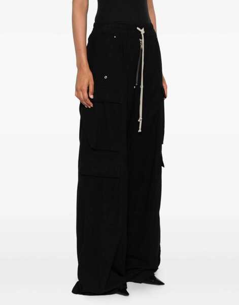 Pantaloni casual Rick Owens Double Cargo Jumbo Belas Pants BLACK Femei (BM 18976264) 3