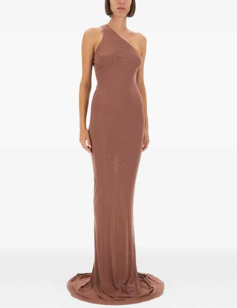 Rochii casual RICK OWENS LILIES Long One-Shoulder Dress PINK Femei (BM 18976273) 2