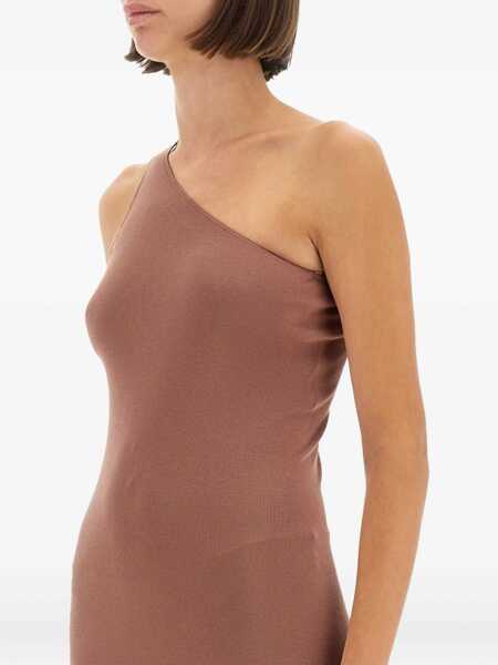 Rochii casual RICK OWENS LILIES Long One-Shoulder Dress PINK Femei (BM 18976273) 4