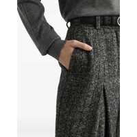 Imbracaminte Dolce & Gabbana Dama - Pantaloni casual Dolce & Gabbana Striped Wool Pants GREY Femei (BM 18976276) - B-mall.ro