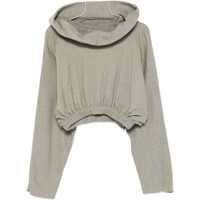 Bluze de trening Cropped Hooded Tunic Sweatshirt Femei