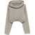 Rick Owens Cropped Hooded Tunic Sweatshirt GREY