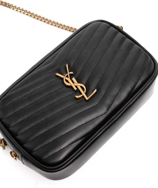 Genti de umar Saint Laurent Mini Lou Bag BLACK Femei (BM 18976318) 4