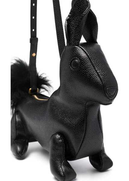 Genti de umar Thom Browne Rabbit Shoulder Bag BLACK Femei (BM 18976528) 4