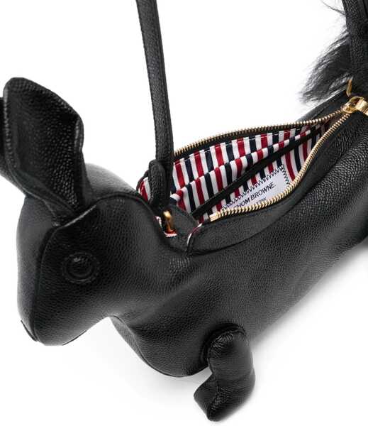 Genti de umar Thom Browne Rabbit Shoulder Bag BLACK Femei (BM 18976528) 5