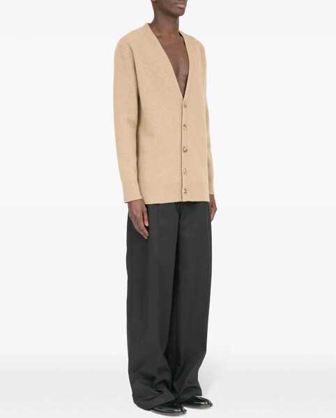 Cardigane Maison Margiela Wool Cardigan BEIGE Barbati (BM 18976579) 3