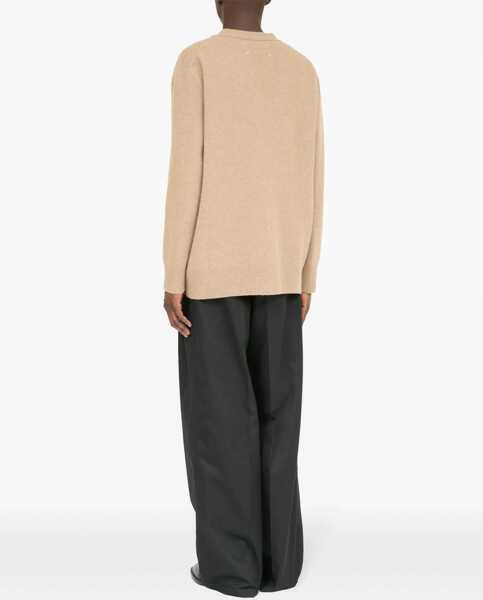Cardigane Maison Margiela Wool Cardigan BEIGE Barbati (BM 18976579) 5