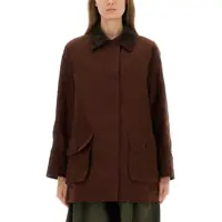 Trenciuri Cotton Blend Canvas Jacket Femei