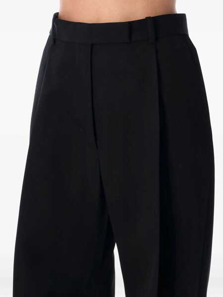 Pantaloni casual Tom Ford Sharp Wool Pants With Pleats BLACK Femei (BM 18976639) 3