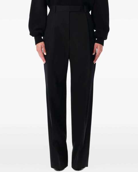 Pantaloni casual Tom Ford Sharp Wool Pants With Pleats BLACK Femei (BM 18976639) 1