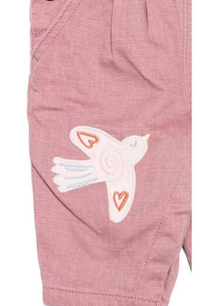 Salopete Stella McCartney Dungarees Birds PINK Baieti (BM 18976645) 3