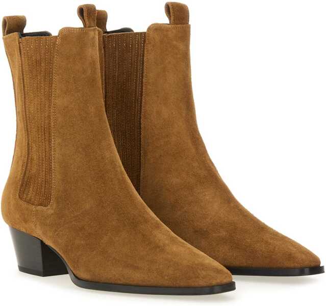 Cizme scurte AEYDE Boot Agate BROWN Femei (BM 18976669) 2