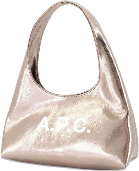 Genti de umar A.P.C. Baby Ninon Bag With Logo SILVER Femei (BM 18976672) 2