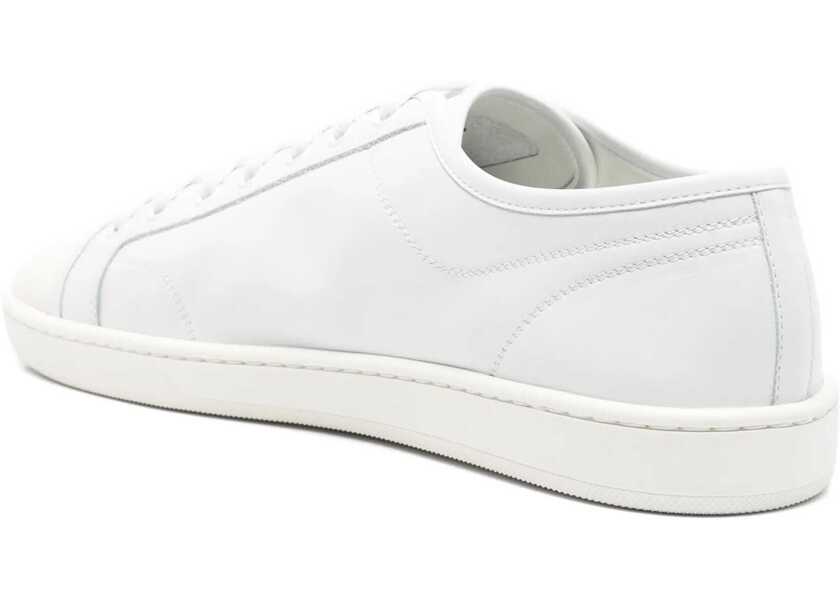 Sneakers Saint Laurent Smooth Leather Gym Sneaker WHITE Barbati (BM 18976696) 3