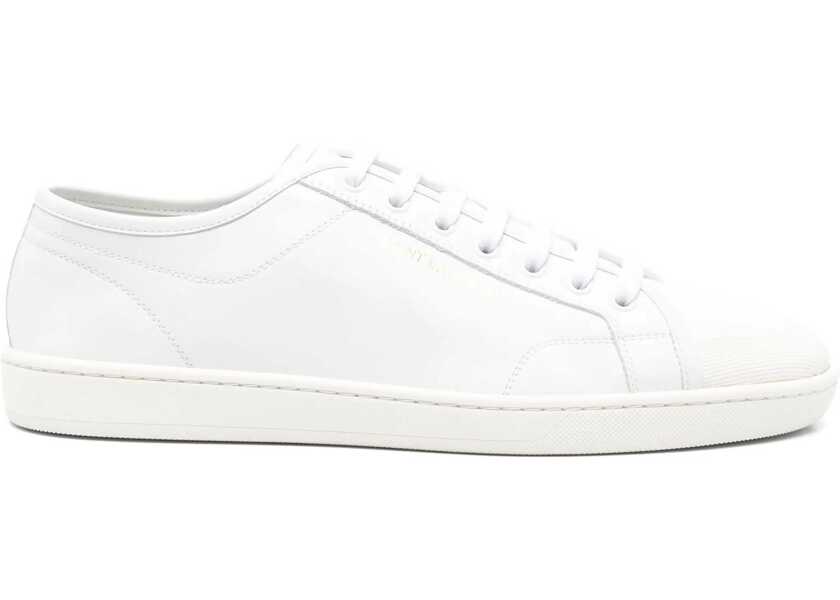 Sneakers Saint Laurent Smooth Leather Gym Sneaker WHITE Barbati (BM 18976696) 1