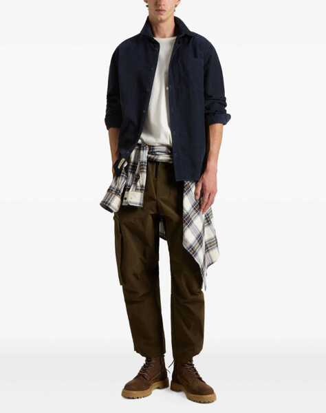 Camasi casual Woolrich Cotton Shirt BLUE Barbati (BM 18976750) 2