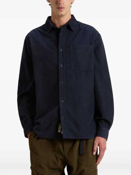Camasi casual Woolrich Cotton Shirt BLUE Barbati (BM 18976750) 3