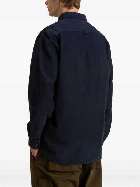 Camasi casual Woolrich Cotton Shirt BLUE Barbati (BM 18976750) 4