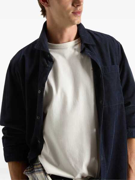 Camasi casual Woolrich Cotton Shirt BLUE Barbati (BM 18976750) 5