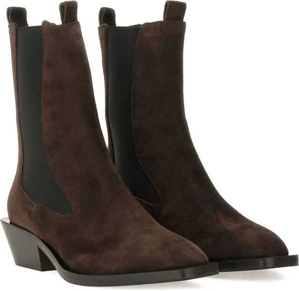 Cizme scurte AEYDE Suede Boot BROWN Femei (BM 18976780) 2