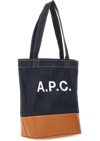 Genti de mana A.P.C. Axel Small Tote Bag DENIM Barbati (BM 18976789) 2