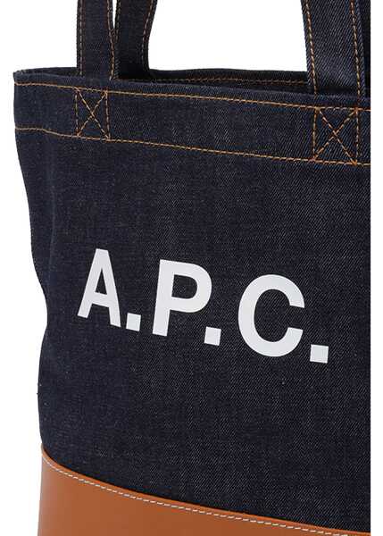 Genti de mana A.P.C. Axel Small Tote Bag DENIM Barbati (BM 18976789) 4