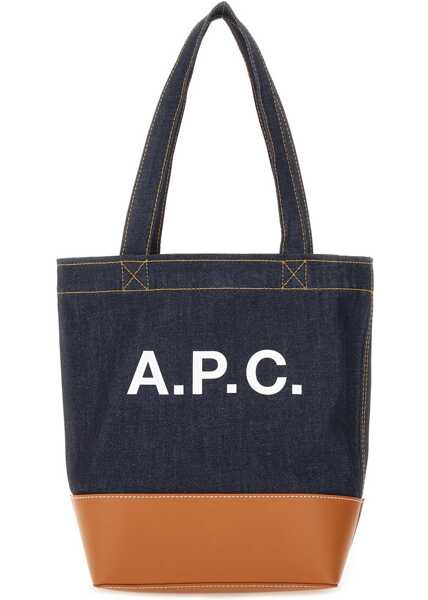 Genti de mana A.P.C. Axel Small Tote Bag DENIM Barbati (BM 18976789) 1