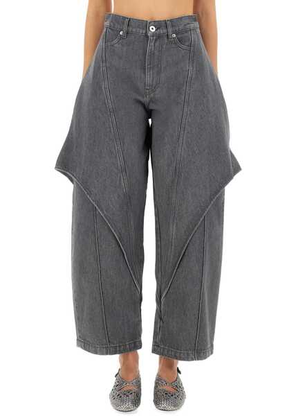 Blugi skinny JW Anderson Sculptural Jeans GREY Femei (BM 18976792) 1