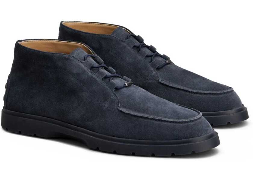 Mocasini TODS Suede Loafer BLUE Barbati (BM 18976813) 2