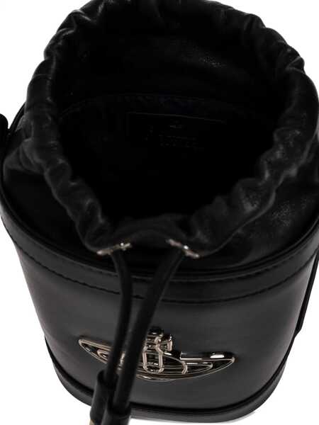 Genti de mana Vivienne Westwood Small Kitty Bucket Bag BLACK Femei (BM 18976864) 4