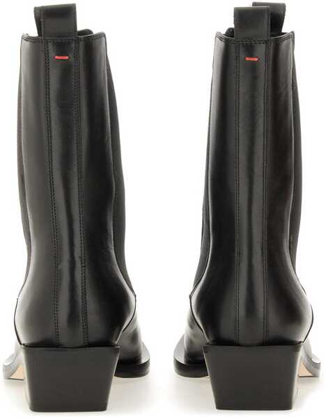 Cizme scurte AEYDE Leather Boot BLACK Femei (BM 18976876) 3