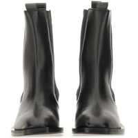 Cizme scurte Dama - Cizme scurte AEYDE Leather Boot BLACK Femei (BM 18976876) - B-mall.ro